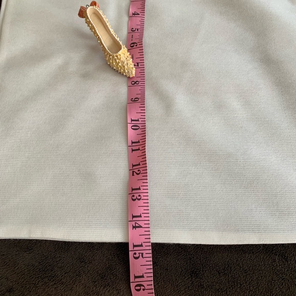 ELAINE TURNER white smaller drawstring dust bag LNWOT ++ - Picture 5 of 7